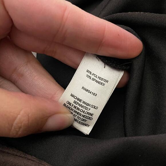 Marc Andrew Marc Womens Expresso Embossed Croc Print a Line Skirt Brown XL NEW - Picture 5 of 9